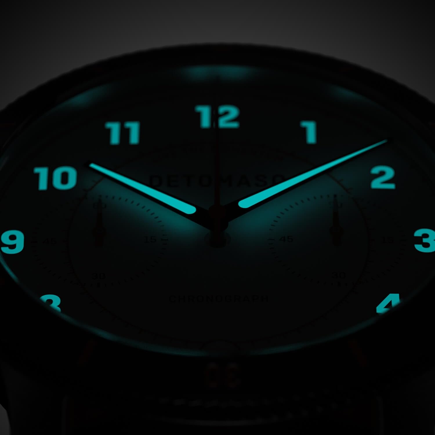 Годинник DeTomaso Venture Chrono LE Білий Синій чоловічий аналоговий кварцовий ремінець помаранчевий, сріблястий, шнурок, фото №3