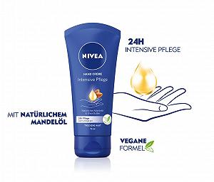 Крем для рук NIVEA Intensive Care 75 мл, Насыщенный крем для кожи с миндальным маслом для интенсивного увлажнения, Уход за руками с уникальным ароматом NIVEA synthetic.ua - Фото 1