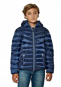 Куртка KAPORAL для хлопчиків, з капюшоном, модель Mylo, темно-синя - Фото 1