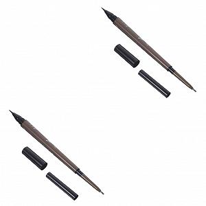 Олівець для брів HAPINARY 2 в 1 Водостійкий Коричневий - Фото 1