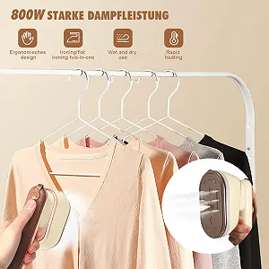 Мини-паровой утюг 800 W 10 S Fast Heating synthetic.ua - Фото 1