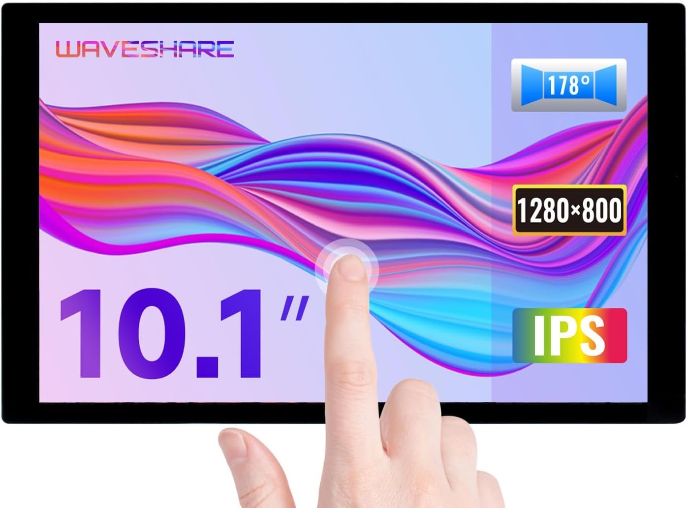 Портативный монитор Waveshare 10.1" HD IPS 60 Гц, фото №1