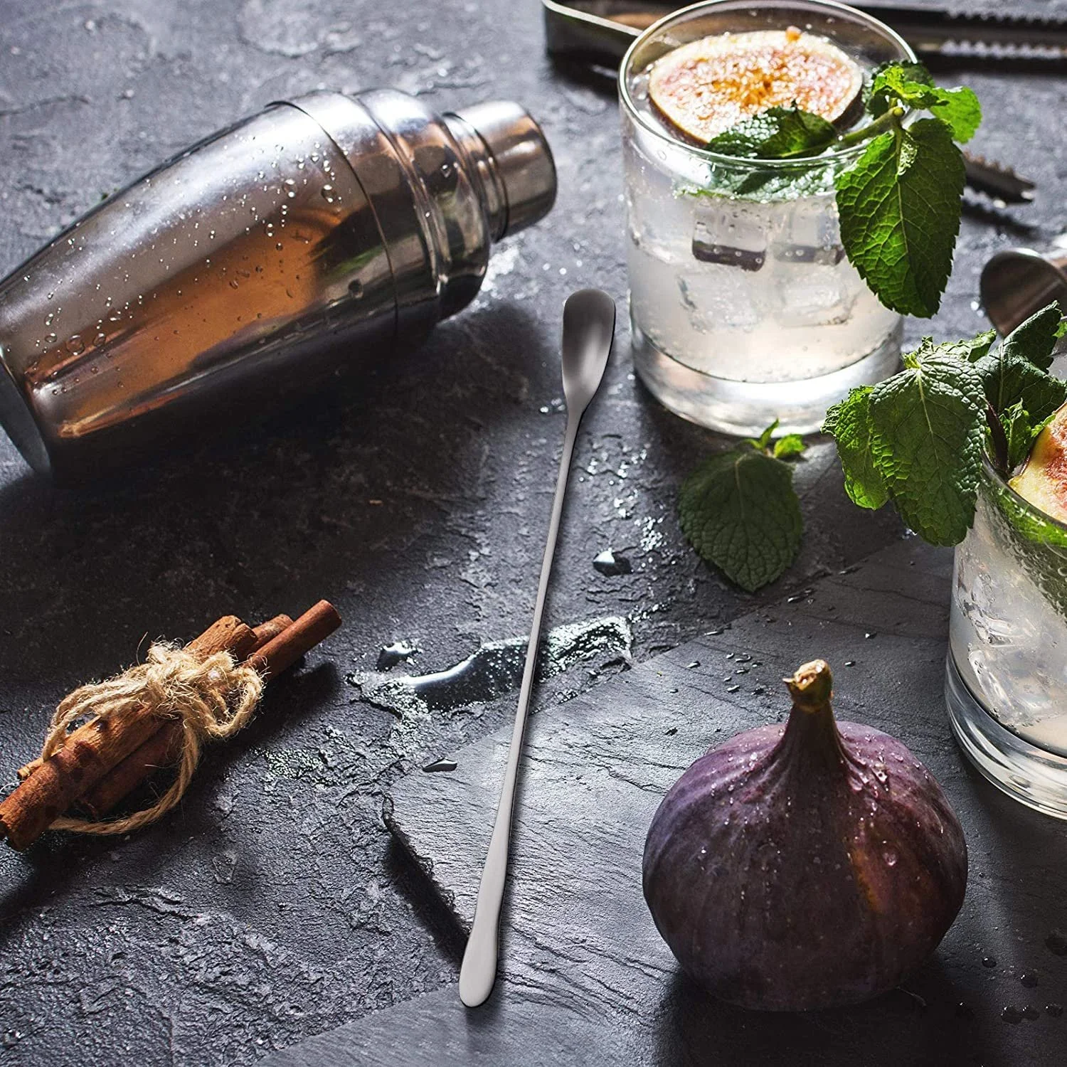 Набір ложок для лате макіато NC, 6 штук, 22 см, довгі, фото №6