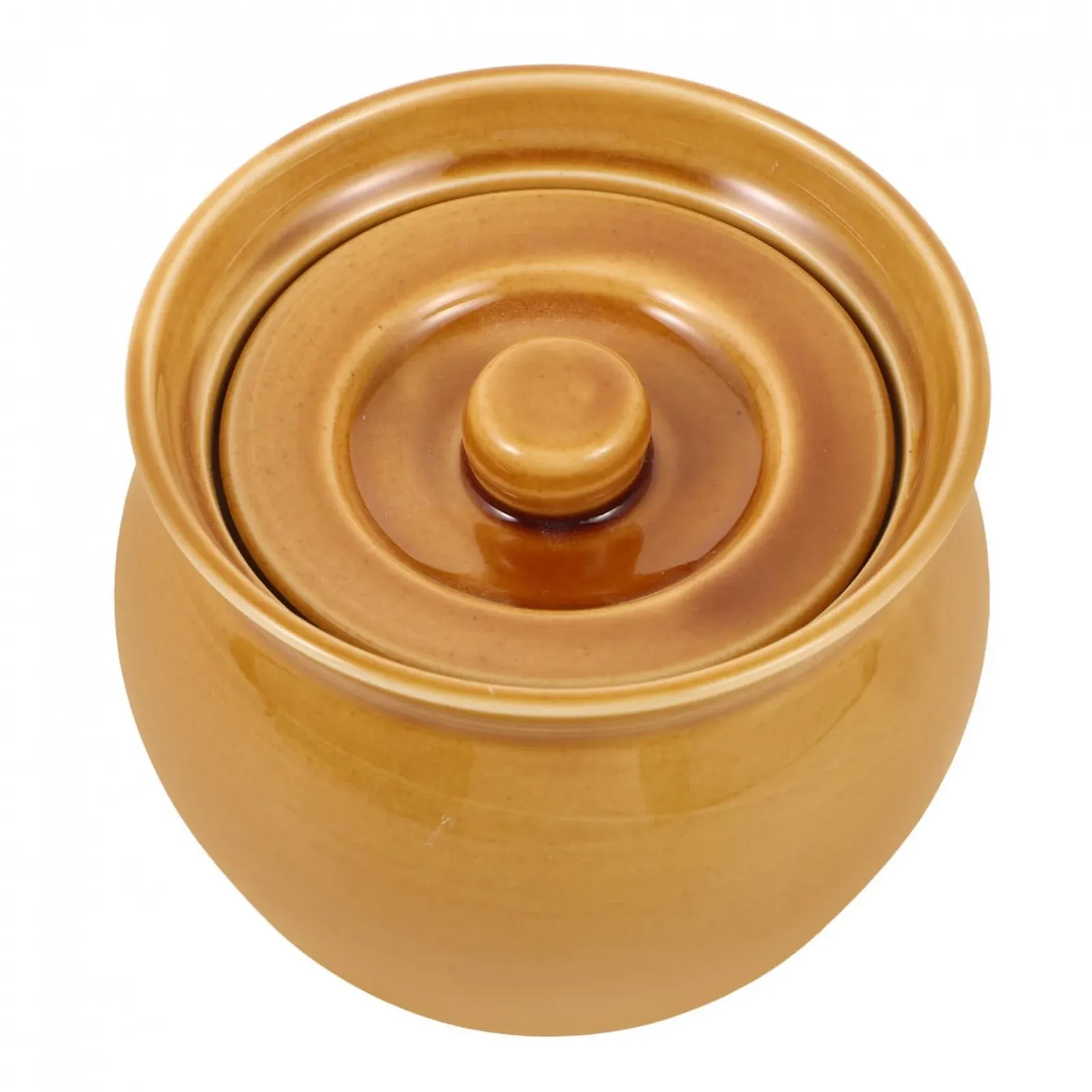 Набор горшков для тушения Alipis 4 шт. керамических с крышками маленькие, фото №6