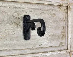 Настенный крючок zeitzone Cast Iron Vintage 12 см Black synthetic.ua - Фото 1