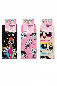 Шкарпетки SockShop Жіночі Powerpuff Girls Бавовняні Набір з 3 пар synthetic.ua - Фото 1