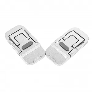 Подставка для ноутбука алюминиевая, эргономичная, складная, компактная, нескользящая, 2 шт. - Фото 1