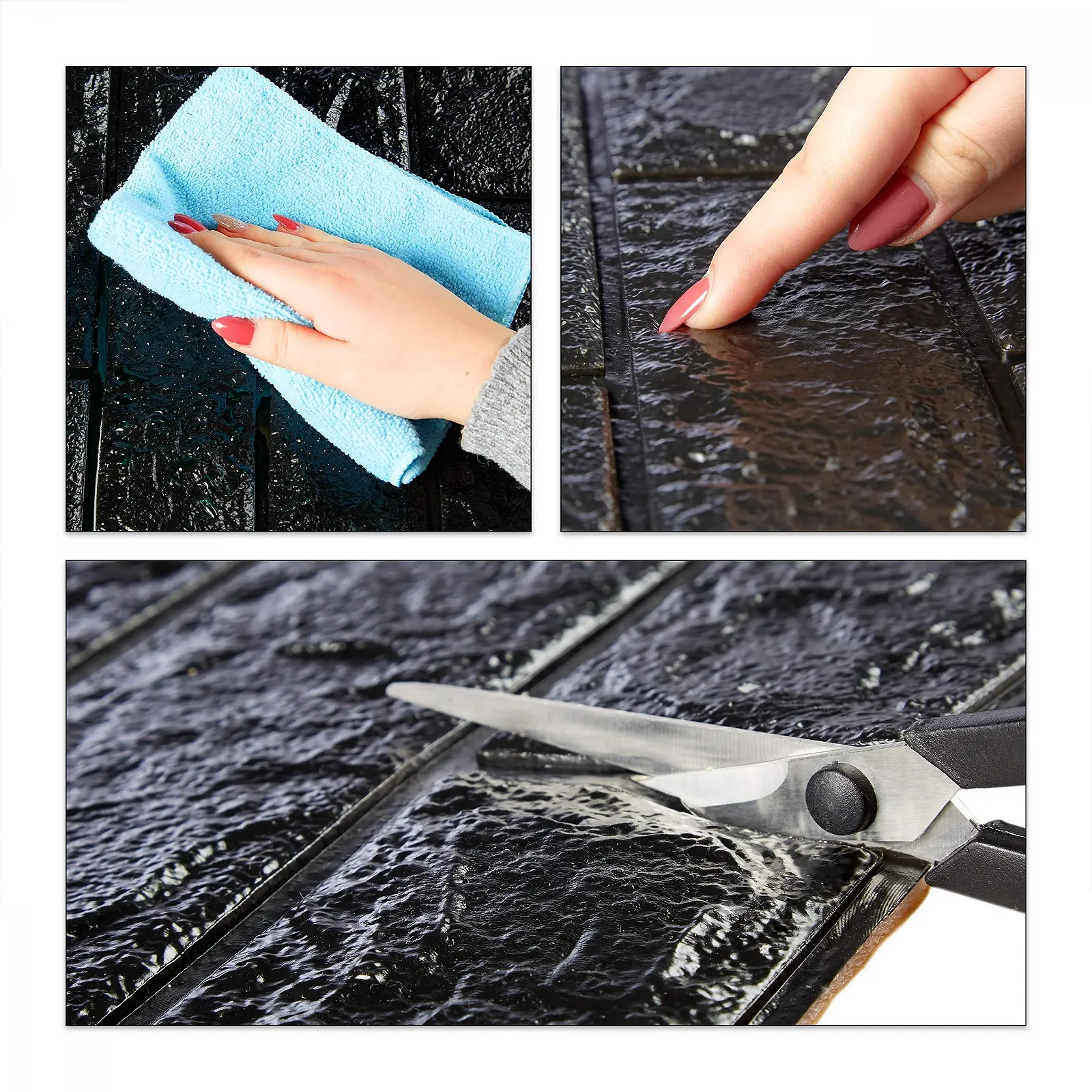 Панели настенные Relaxdays самоклеящиеся 3D Камень 78 x 70 см, фото №8 Панели настенные Relaxdays самоклеящиеся 3D Камень 78 x 70 см, фото №8