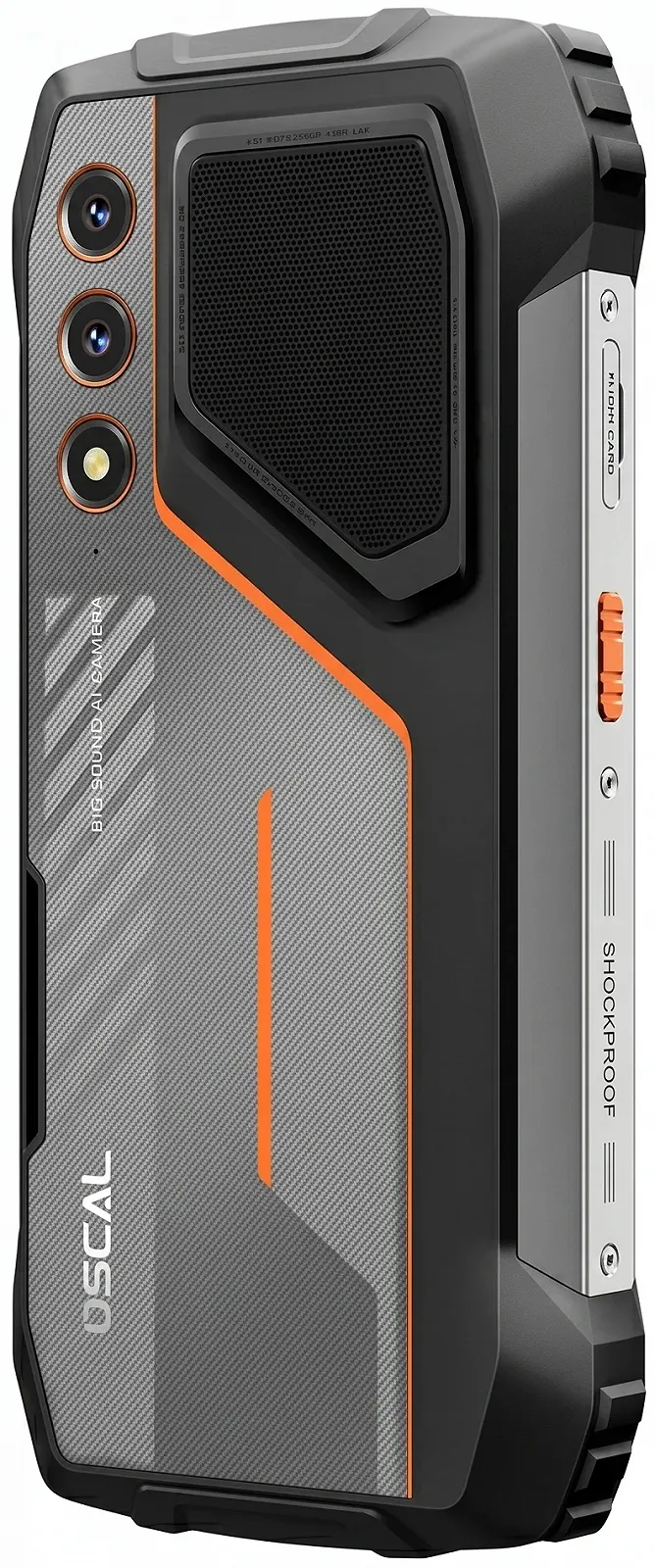 Смартфон 6.67" Oscal Pilot 1 6/256GB 4G 2-SIM NFC 50Мп 8 ядер Android 14 Оранжевый, фото №6