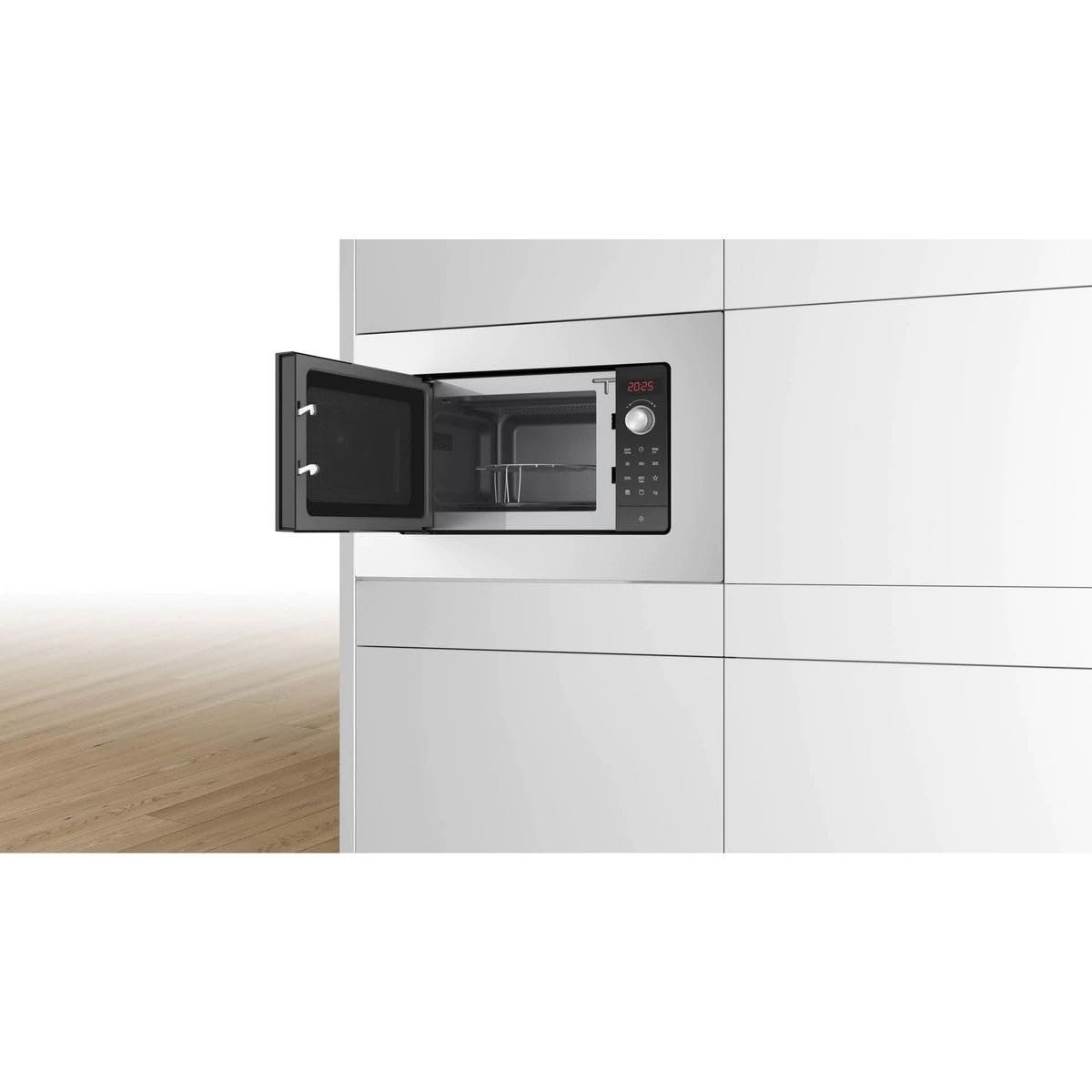 Вбудована мікрохвильова піч Bosch BEL623MS3 з грилем Сталь, фото №5 Вбудована мікрохвильова піч Bosch BEL623MS3 з грилем Сталь, фото №5