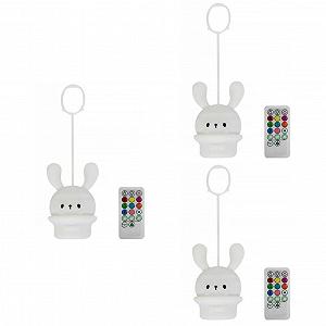 Купити Світильник Zerodeko Pack of 3 Long Ear Rabbit Silicone Lamp Багатобарвний - Фото 1 Світильник Zerodeko Pack of 3 Long Ear Rabbit Silicone Lamp Багатобарвний - Фото 1