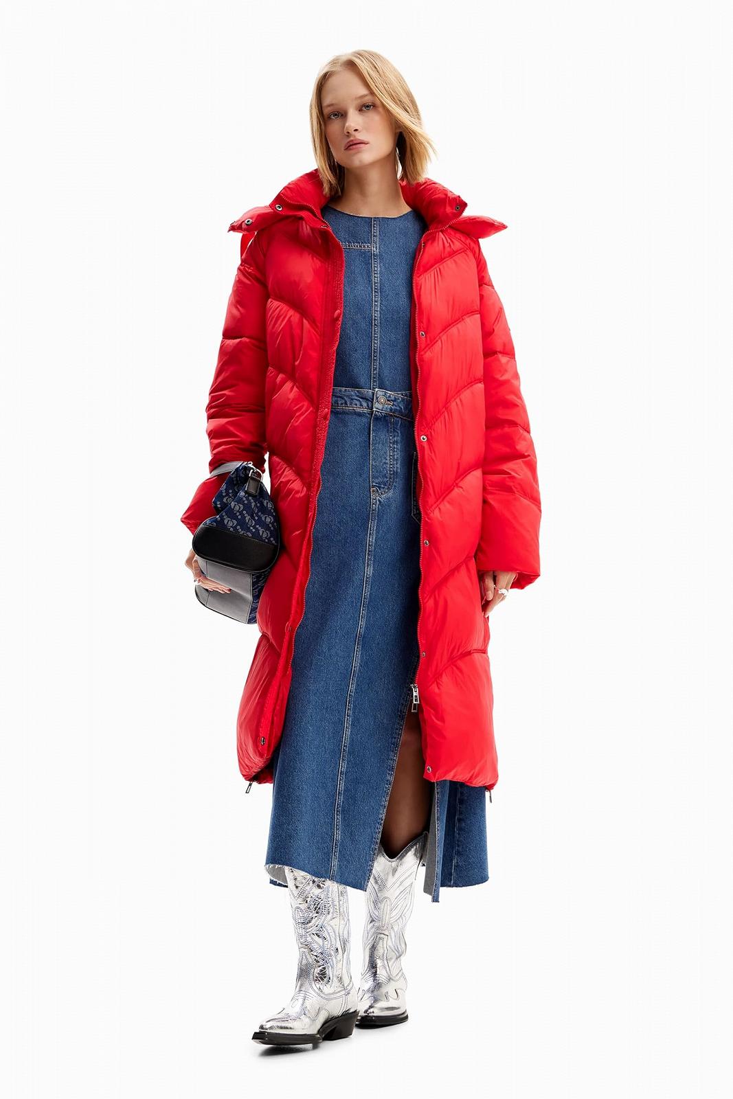 Пальто Desigual Жіноче Утеплене Довге, фото №5 Пальто Desigual Жіноче Утеплене Довге, фото №5