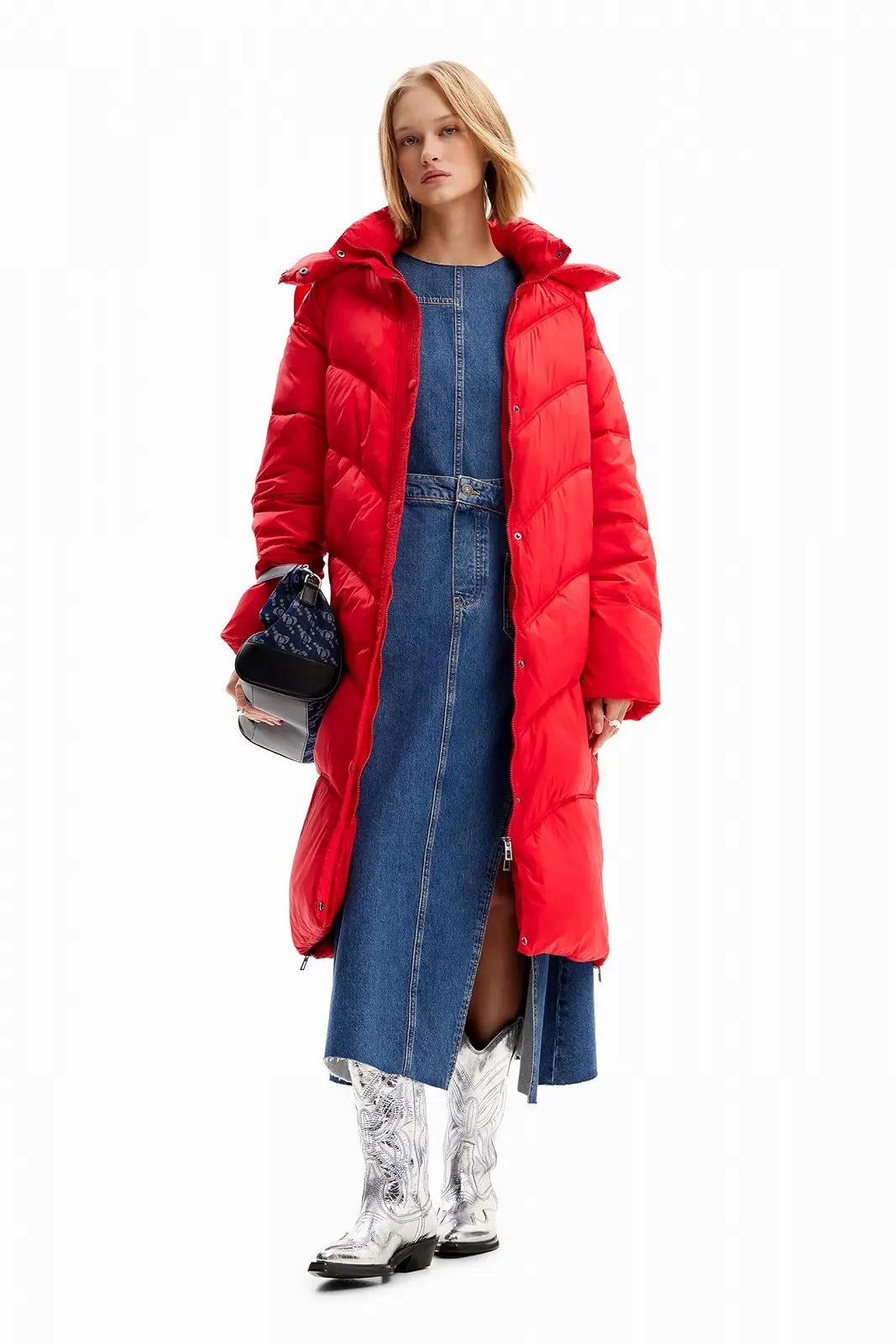 Пальто Desigual Жіноче Утеплене Довге, фото №5