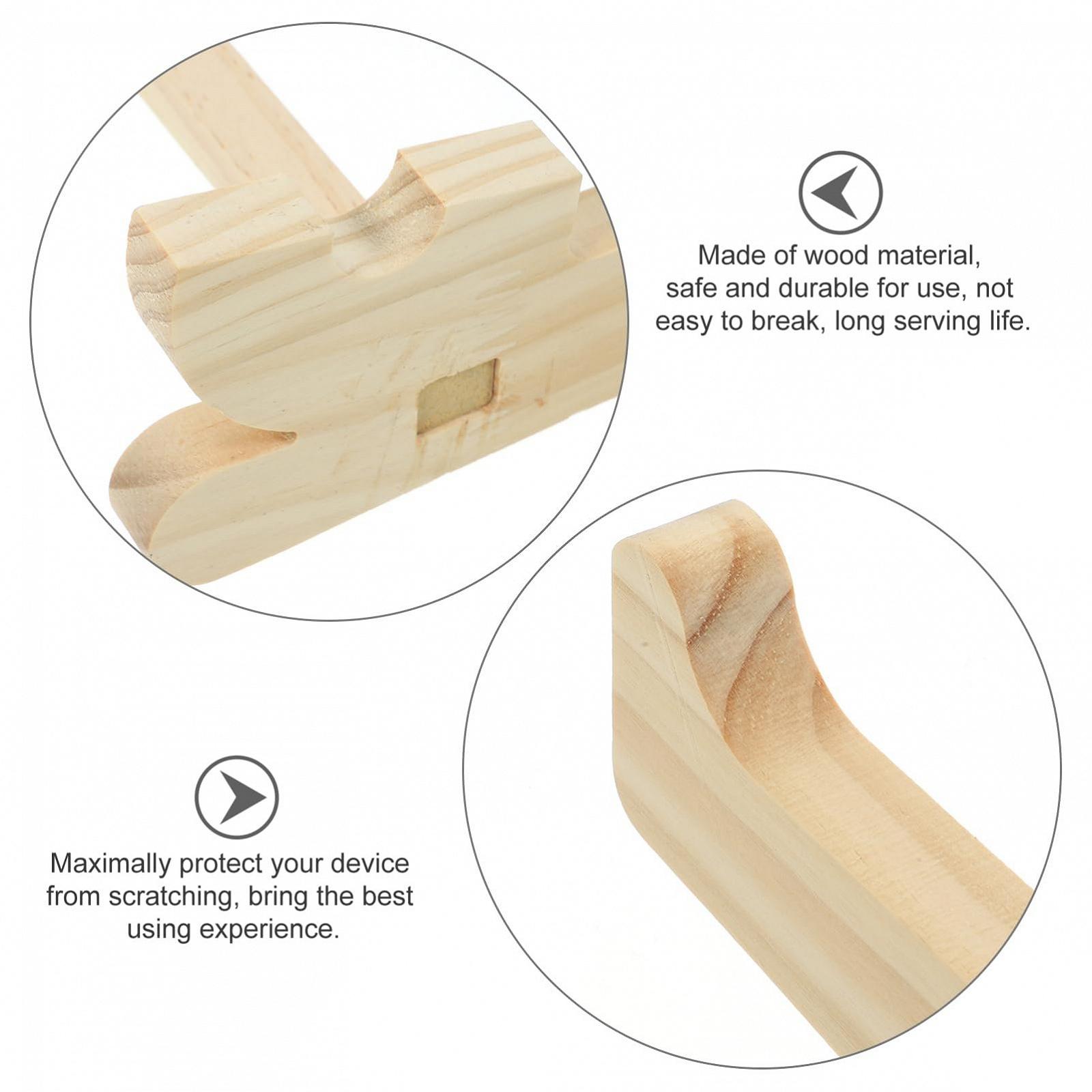 Підставка для ноутбука дерев'яна TEHAUX Ергономічна для комп'ютера для охолодження для офісу та дому, фото №5