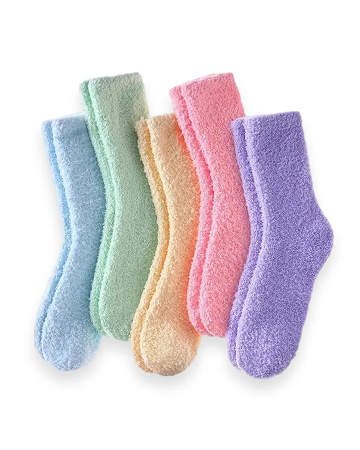 М'які Пухнасті Шкарпетки Жіночі 5 Пар Розмір 35-41, фото №1
