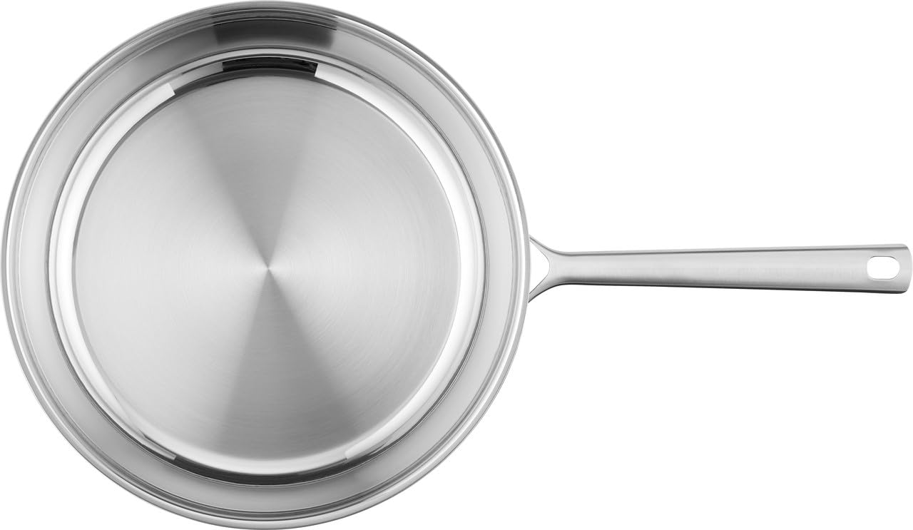 Сковорідка ZWILLING TrueFlow 28 см Non-Stick Induction Нержавіюча сталь Сріблястий/Чорний, фото №2