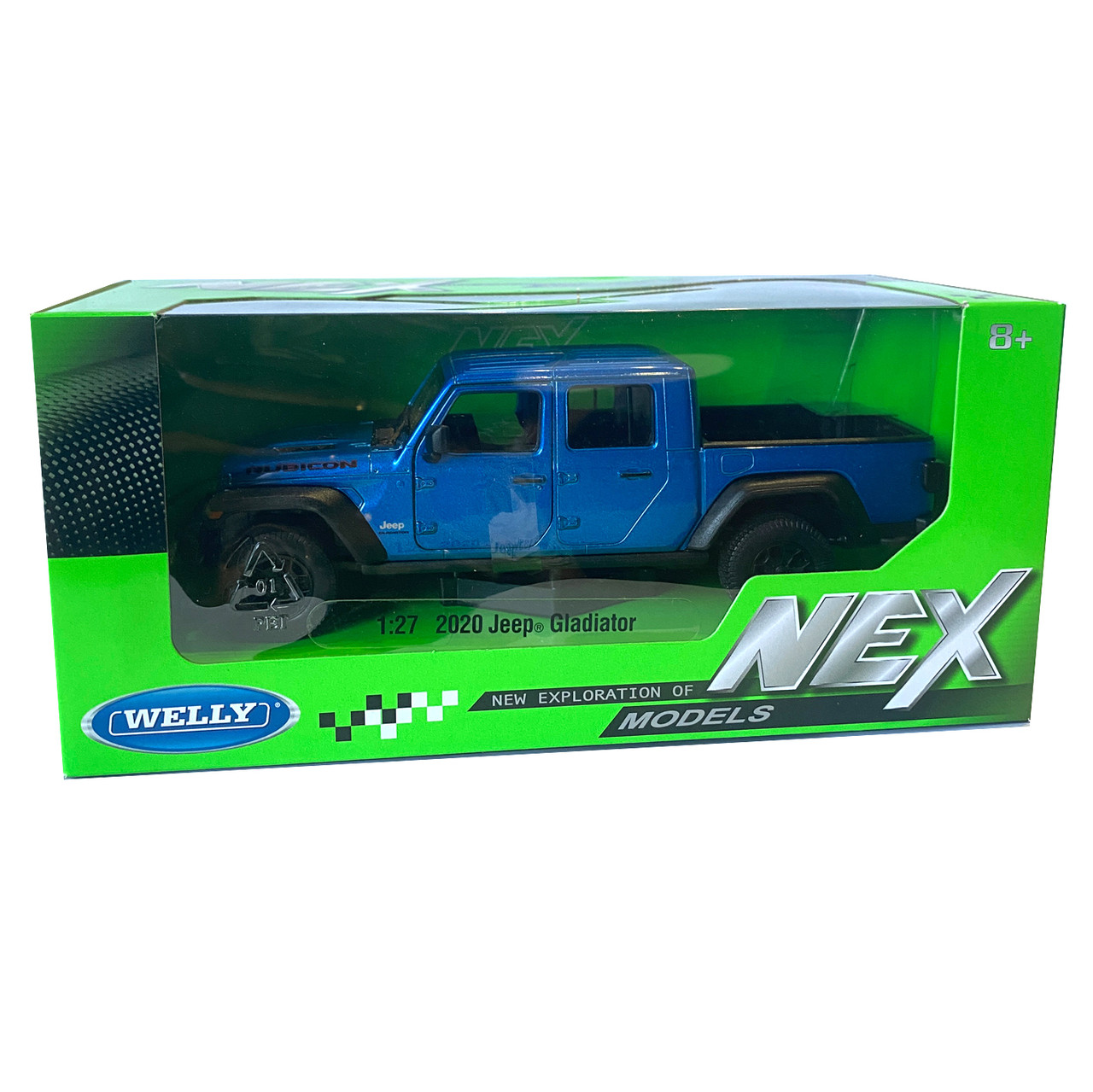 Іграшка металевий WELLY 1:27, 2007 JEEP GLADIATOR синій 19.5*6.5*6.5 см 24103W, фото №6