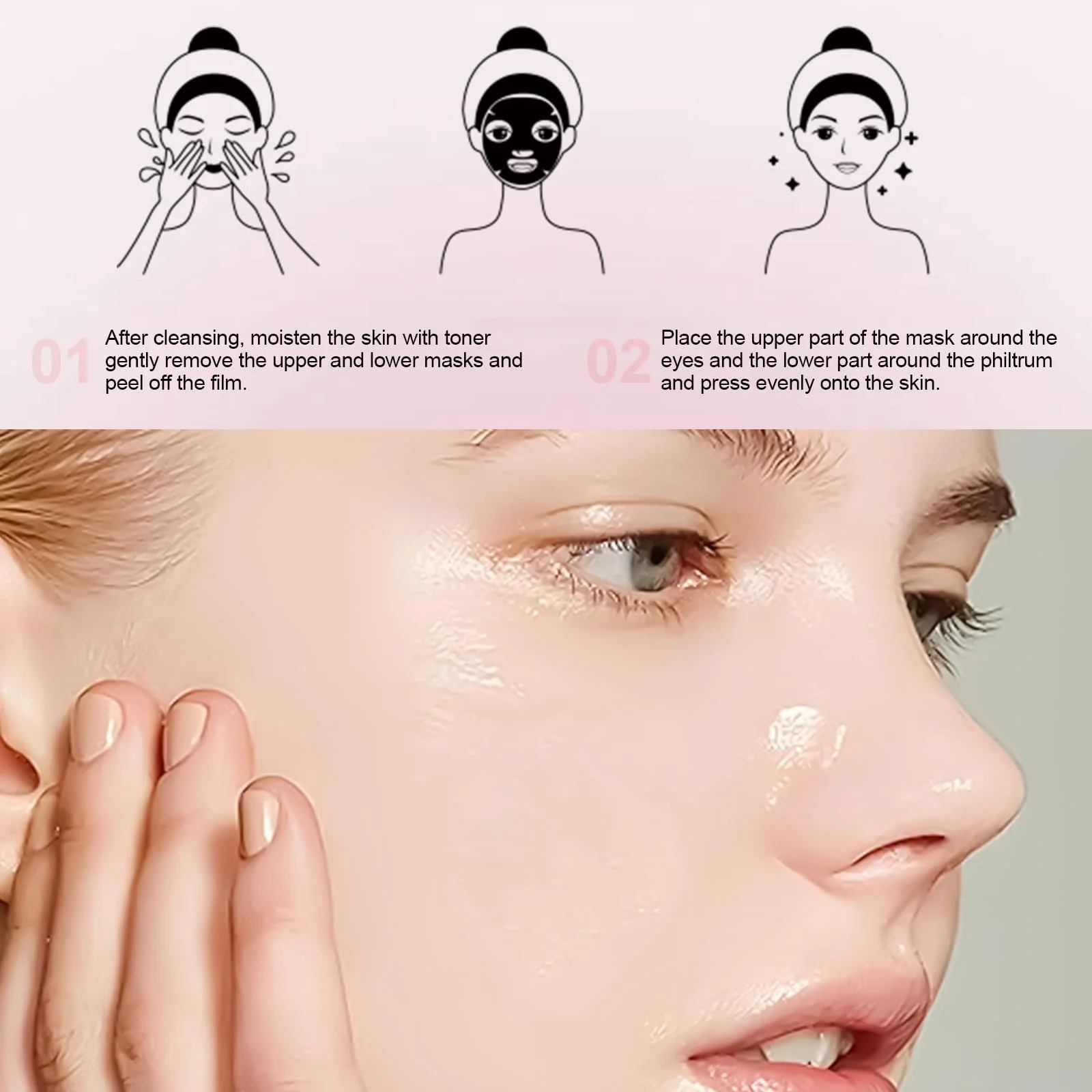 Маска Коллагеновая, Органический Коллаген Real Deep Mask, Корейская Маска для Лица, фото №7