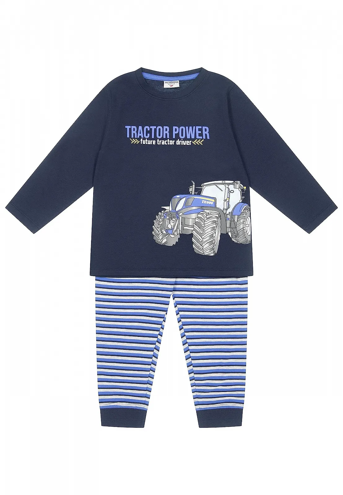 Комплект піжами для хлопчиків Tractor SALT AND PEPPER, фото №1