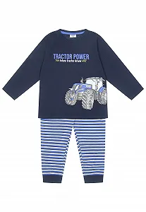 Комплект піжами для хлопчиків Tractor SALT AND PEPPER - Фото 1