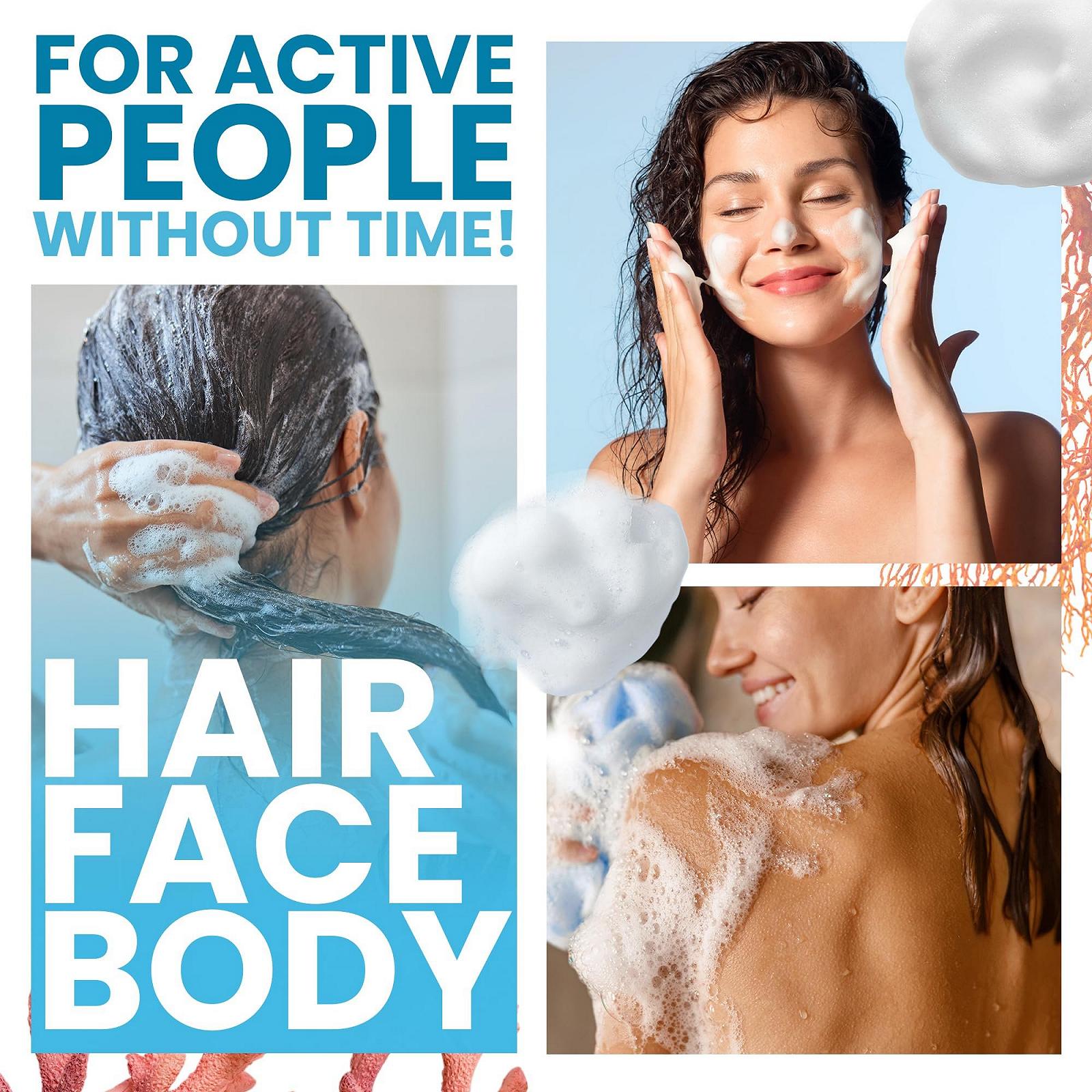 Гель для душу Collagen Triple Action для обличчя, тіла та волосся зміцнювальний з ефектом омолодження 2000 мл, фото №8