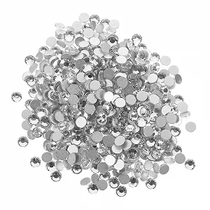 Плоские Шармы Healvian, 4320 шт., Милые украшения с драгоценными камнями для рукоделия, Простой кристальный шарм, 3D минималистичные ювелирные изделия из драгоценных камней для ногтей, Маникюр, Французский - Фото 1