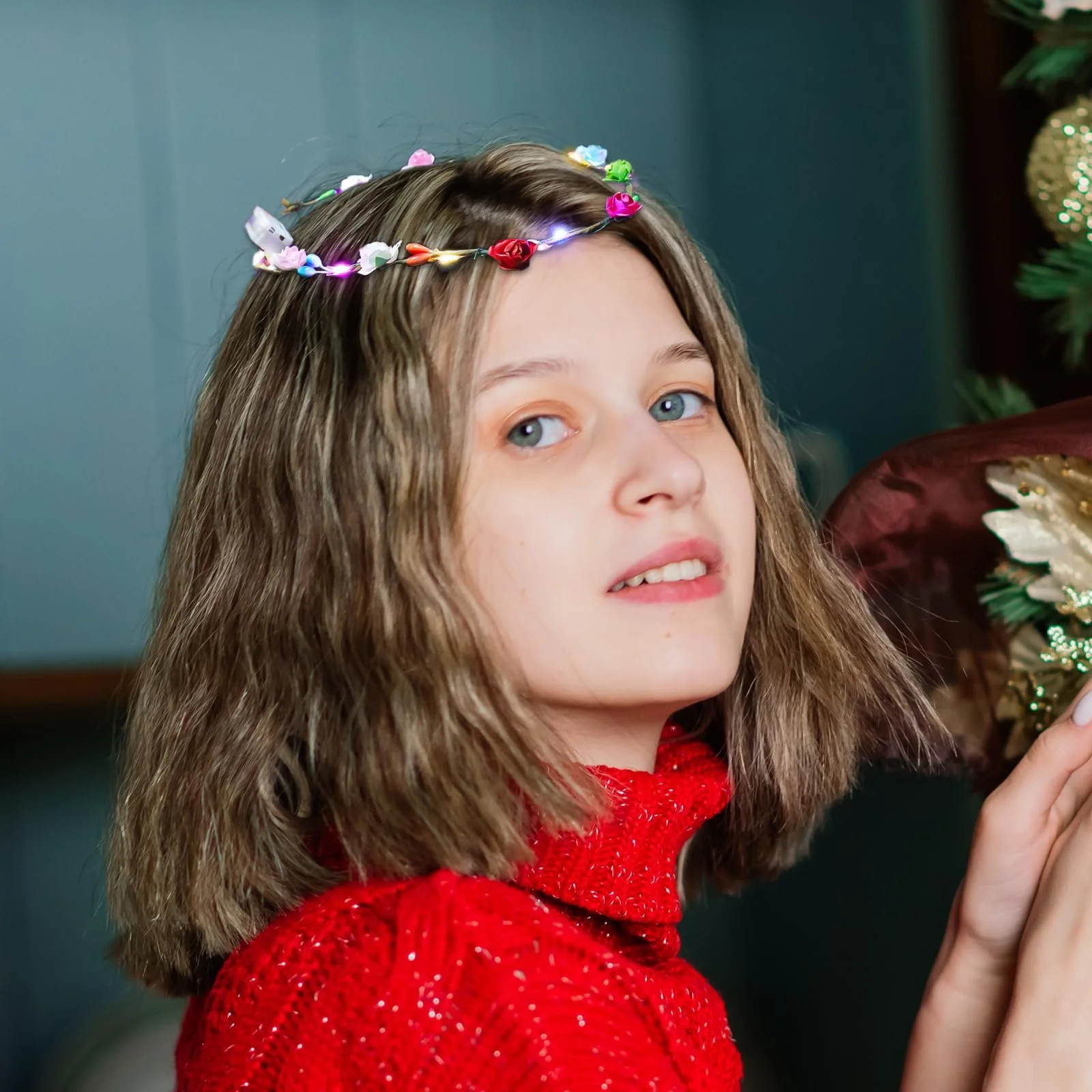 Вінок для волосся ENLACE LED Квітковий, фото №5 Вінок для волосся ENLACE LED Квітковий, фото №5