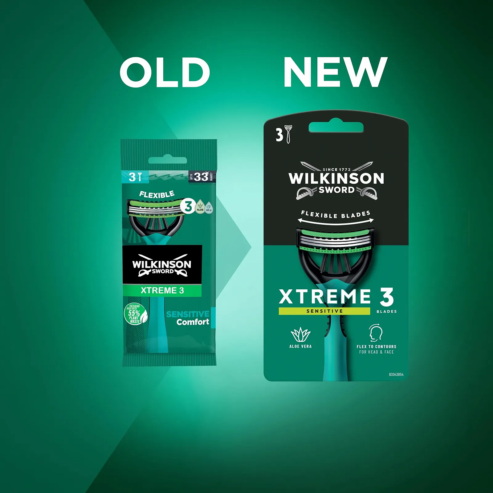 Одноразовая бритва Wilkinson Sword Xtreme 3 Sensitive 8+4 шт, фото №7