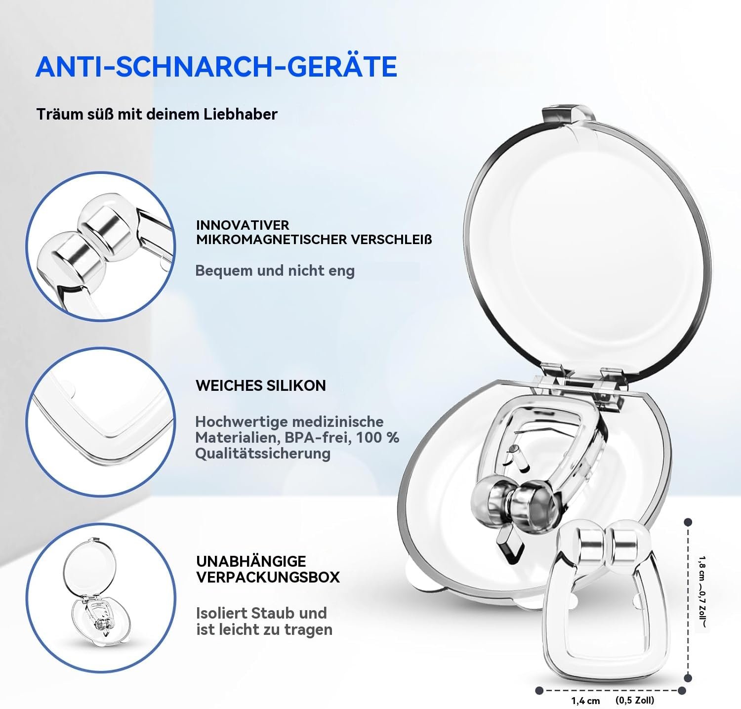 Затискач від хропіння 8 шт. Протихропінний носовий, фото №3 Затискач від хропіння 8 шт. Протихропінний носовий, фото №3