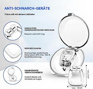 Засіб від хропіння Кліпси для носа 8 шт Магнітний розширювач для носа з запашними намистинами для полегшення дихання та сну, зняття стресу synthetic.ua - Фото 1