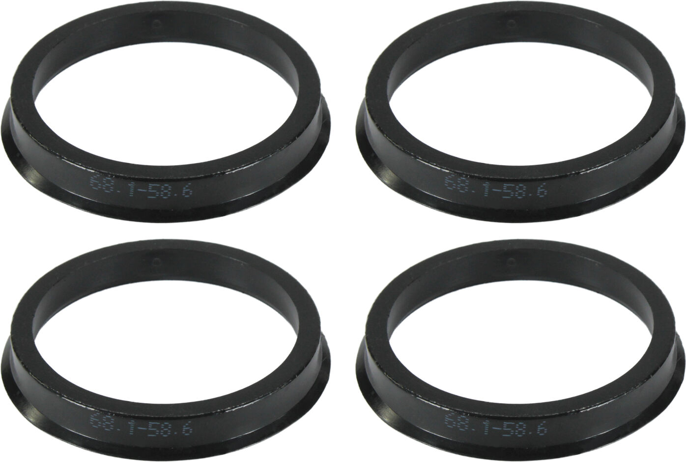 Кільця центрувальні для колісних дисків 68.1-58.6 Walline термопластик WL, фото №1