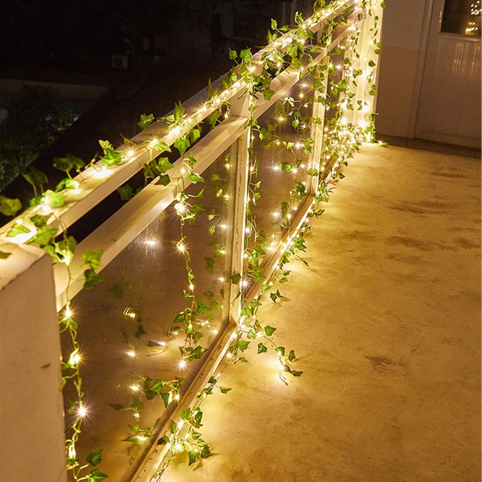 Світлодіодна гірлянда ENLACE Штучний плющ 20 LED 2 м Зелений, фото №7