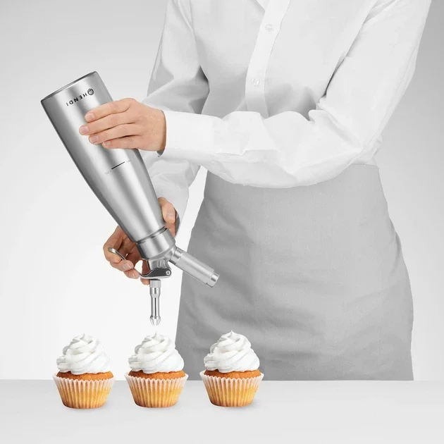 Диспенсер для вершків HENDI Profi Line 1л Метал, фото №8 Диспенсер для вершків HENDI Profi Line 1л Метал, фото №8