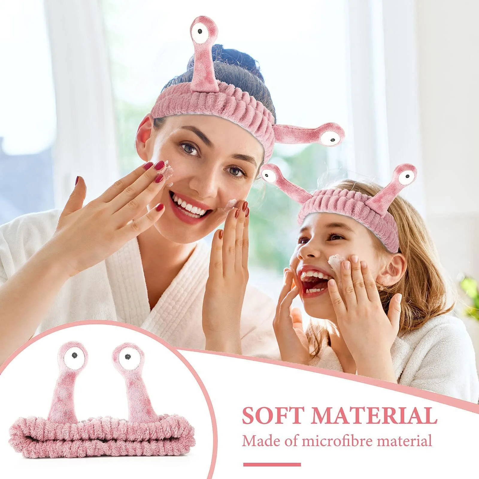 Пов'язка на голову для вмивання Snail Spa, фото №7