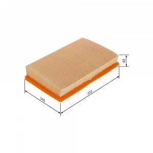 Повітряний фільтр BOSCH F 026 400 037 для SUZUKI - Фото 1