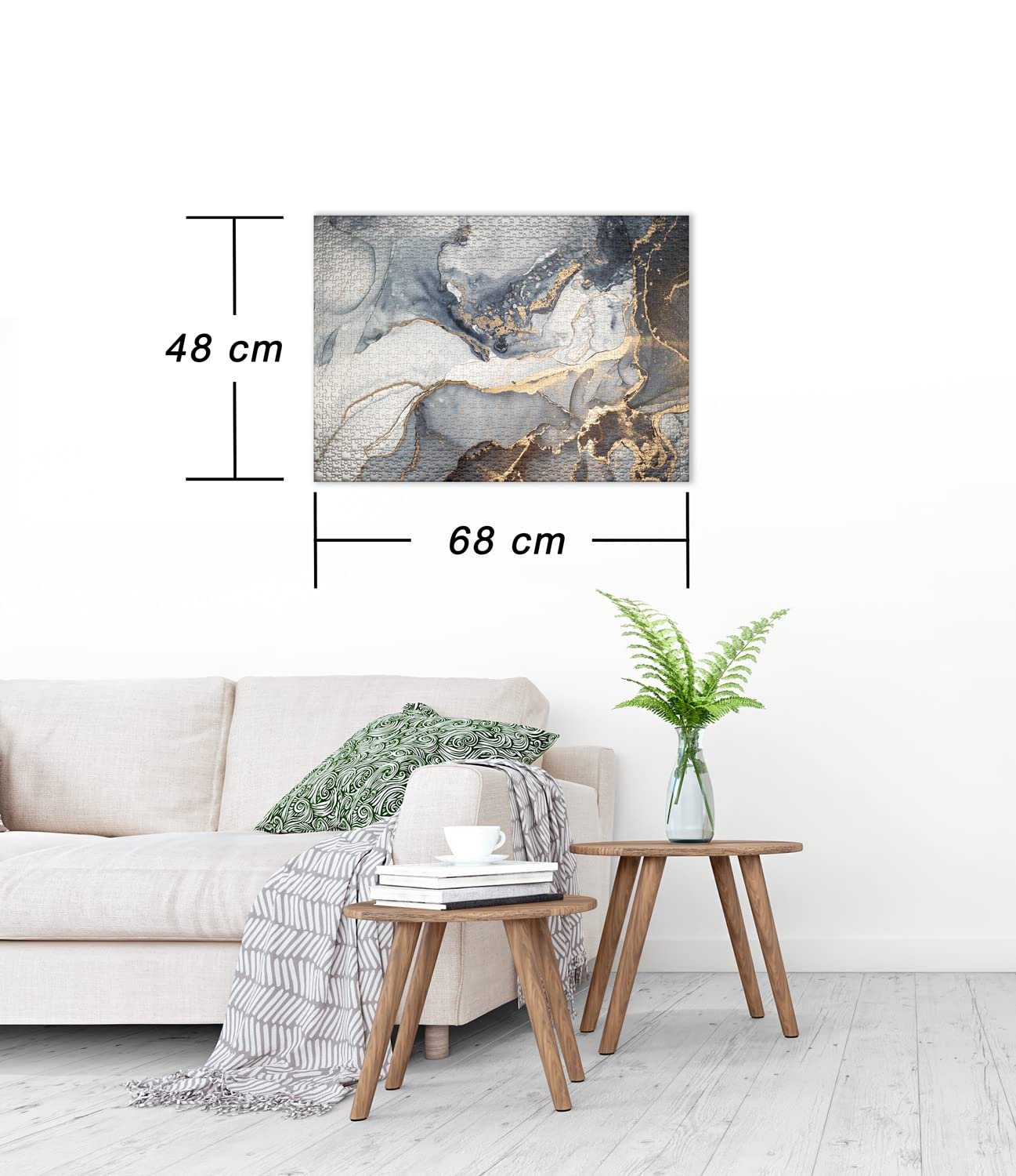 Пазл Ulmer Puzzleschmiede Modern Gold Veins 1000 элементов Абстракция, фото №3