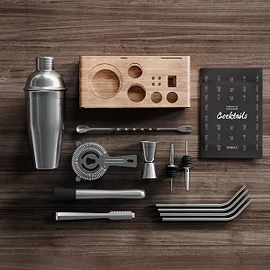 Набор коктейлей с подставкой и книгой рецептов synthetic.ua - Фото 1