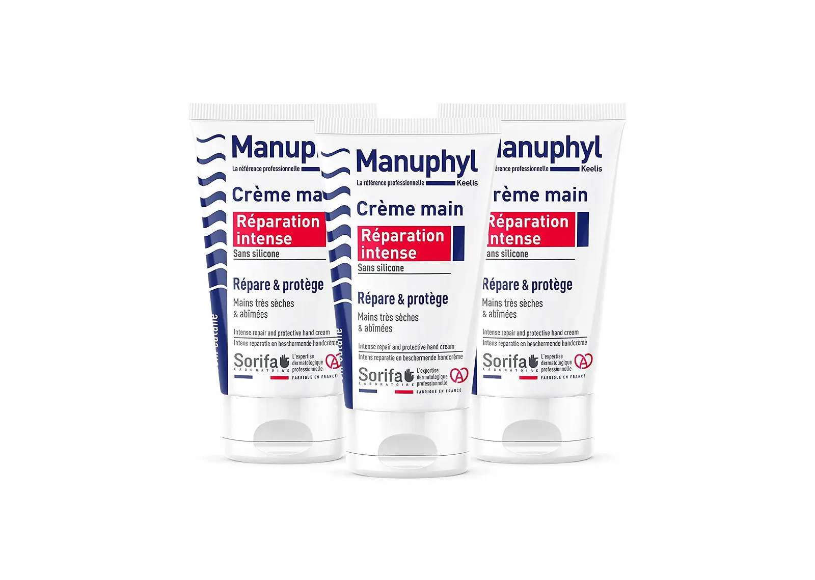 Крем для рук Manuphyl Intense Repair для дуже сухої та пошкодженої шкіри, 50 мл (3 шт.), фото №1
