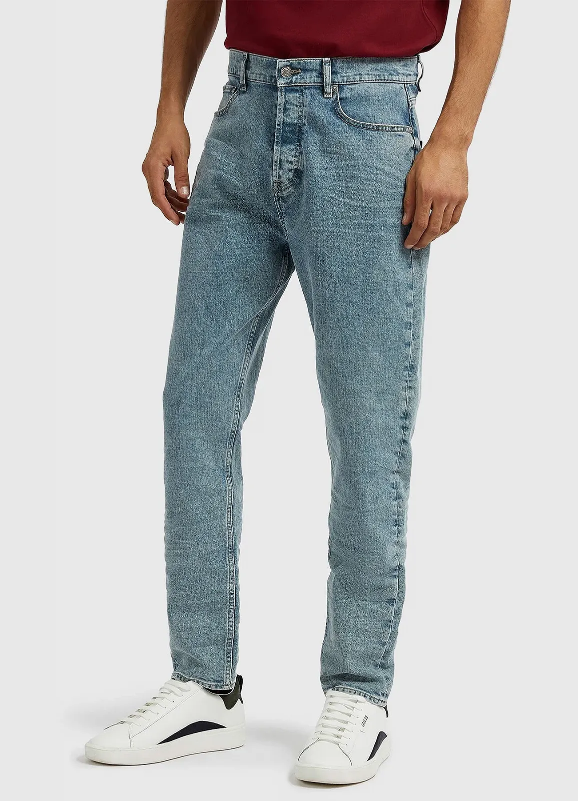 Чоловічі джинсові штани Guess Синій - 32, фото №2