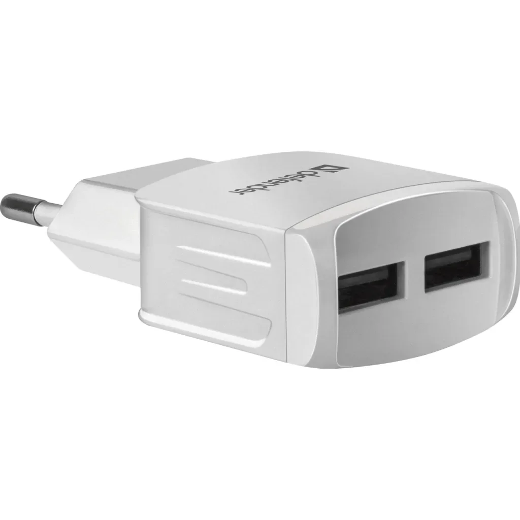 Зарядное устройство Defender UPA-22 white, 2xUSB, 2.1A (83580), фото №2