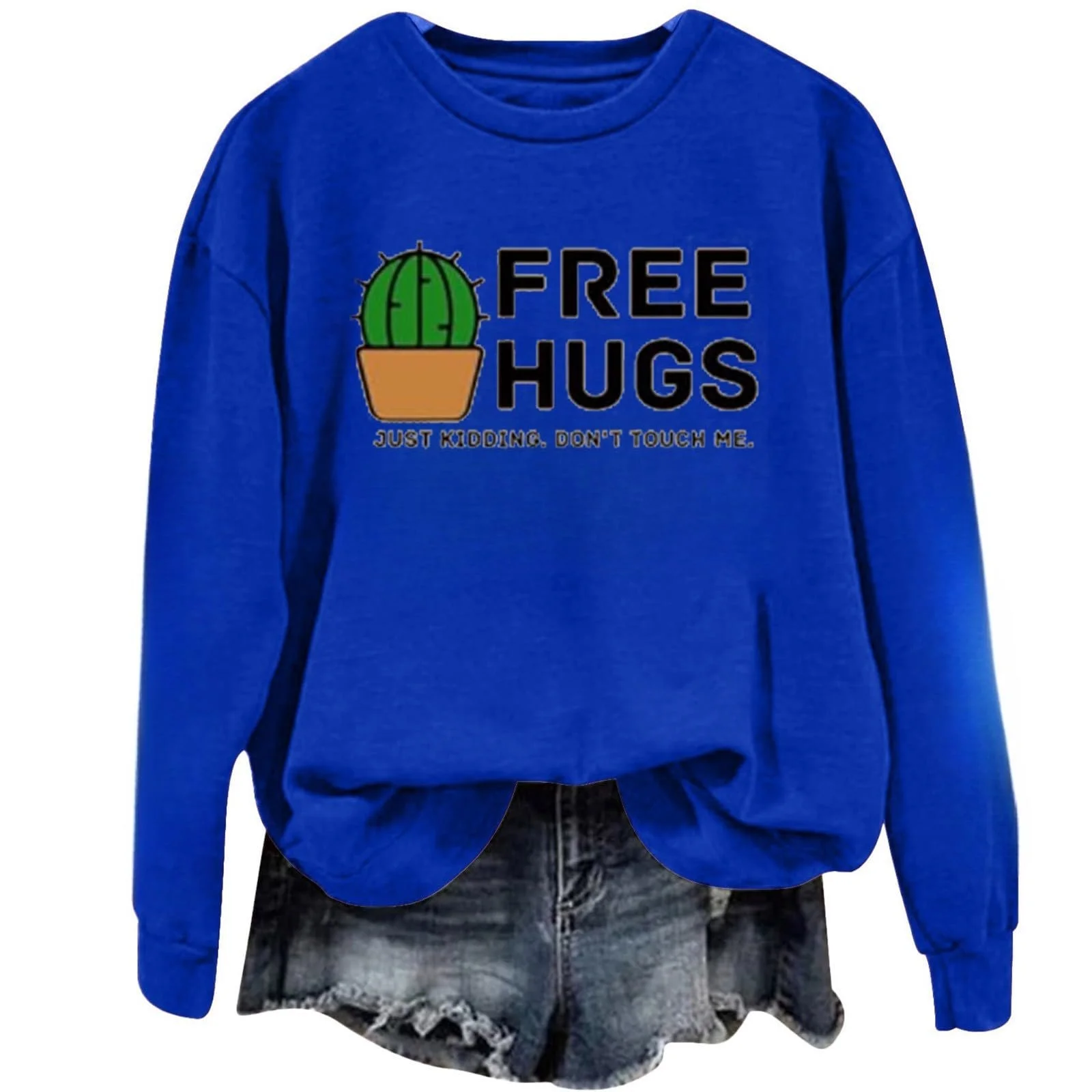 Жіноча толстовка Generisch з довгим рукавом, бавовняна, фото №4