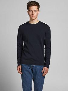 Пуловер JJEBASIC KNIT CREW NECK NOOS 12137190-Navy Blazer Jack&Jones Темно-синій XXL - Фото 1