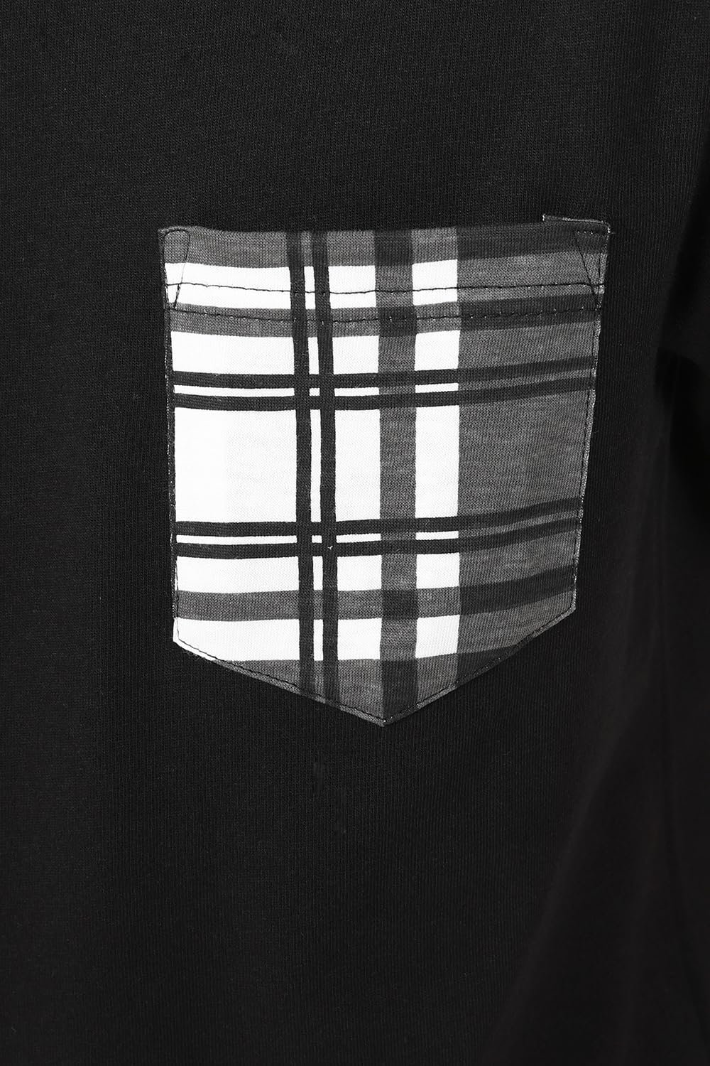 Пижамный набор ThePyjamaFactory Хлопок Чёрный и белый в клетку для мальчиков, фото №4 Пижамный набор ThePyjamaFactory Хлопок Чёрный и белый в клетку для мальчиков, фото №4