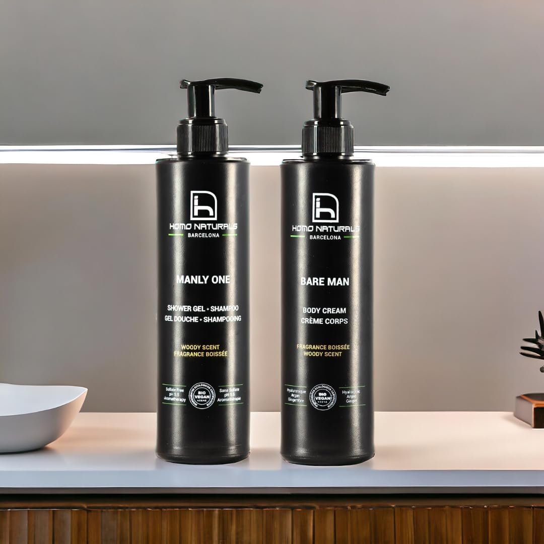 Гель для душу + крем для тіла Homo Naturals, фото №2