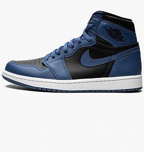 Кроссовки Jordan 1 Retro High OG Dark Marina Blue размер 38 - Фото 1
