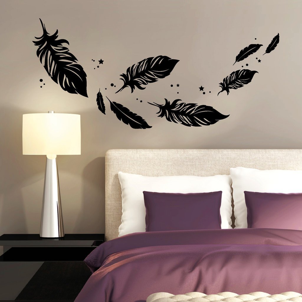 Наклейка Wall Sticker Loft Feathers for Dreaming Beautiful! 30 кольорів, фото №3