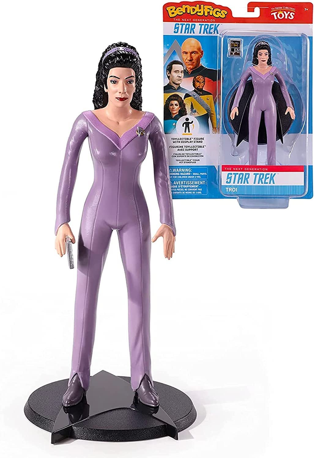 Фігурка згинальна Star Trek: The Next Generation Counselor TROI 19 см, фото №1