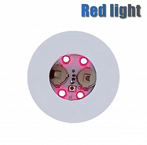 Підсклянка підставка під склянку кухоль келих пляшку Coasters самоклеючий діодний для бару та вечірок 6 шт світло Red - Фото 1