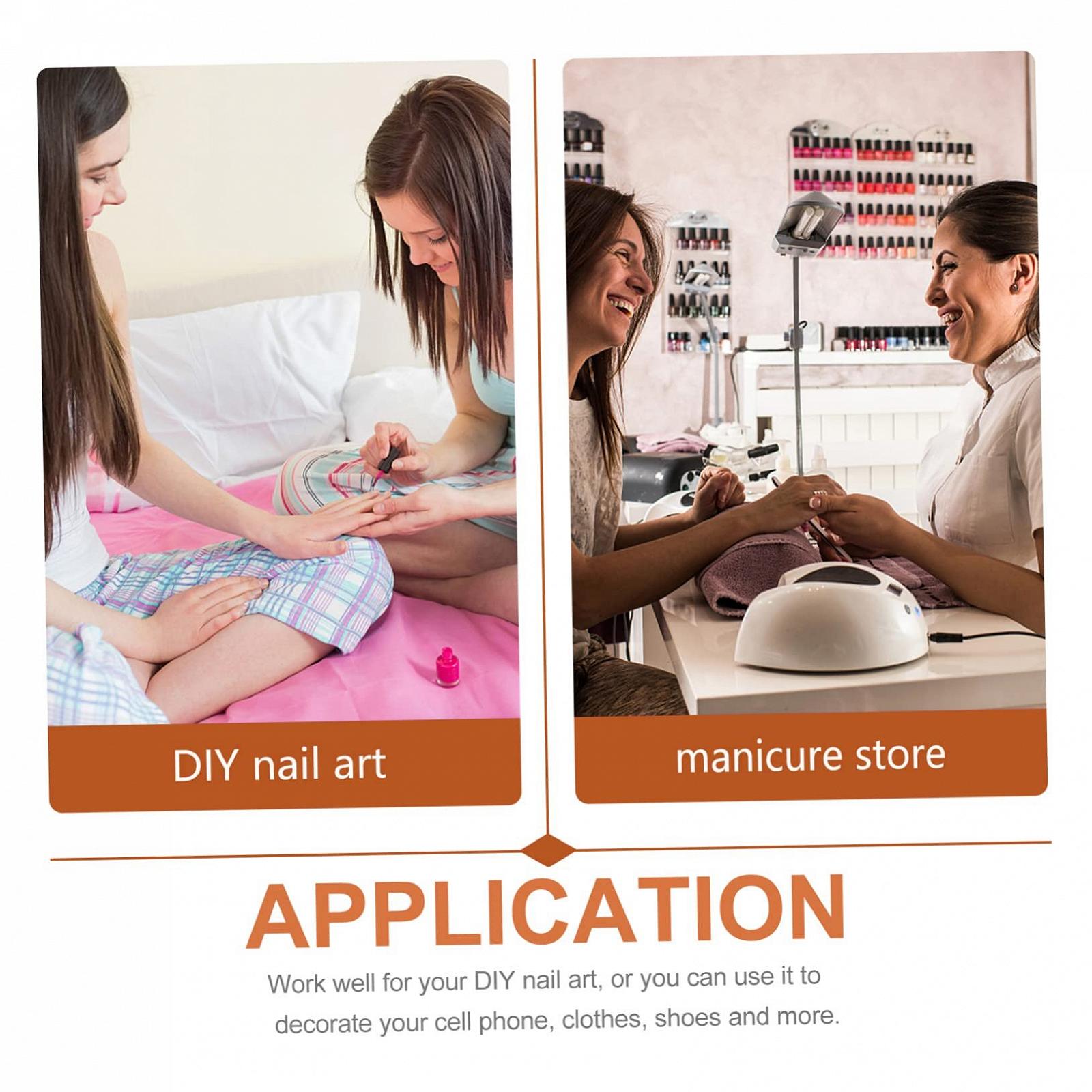 Подвеска для ногтей FRCOLOR Металл Пчелка Украшение для ногтей Свадебное украшение Стразы Украшения для ногтей Alloy 3D ABS, 40 шт, фото №2