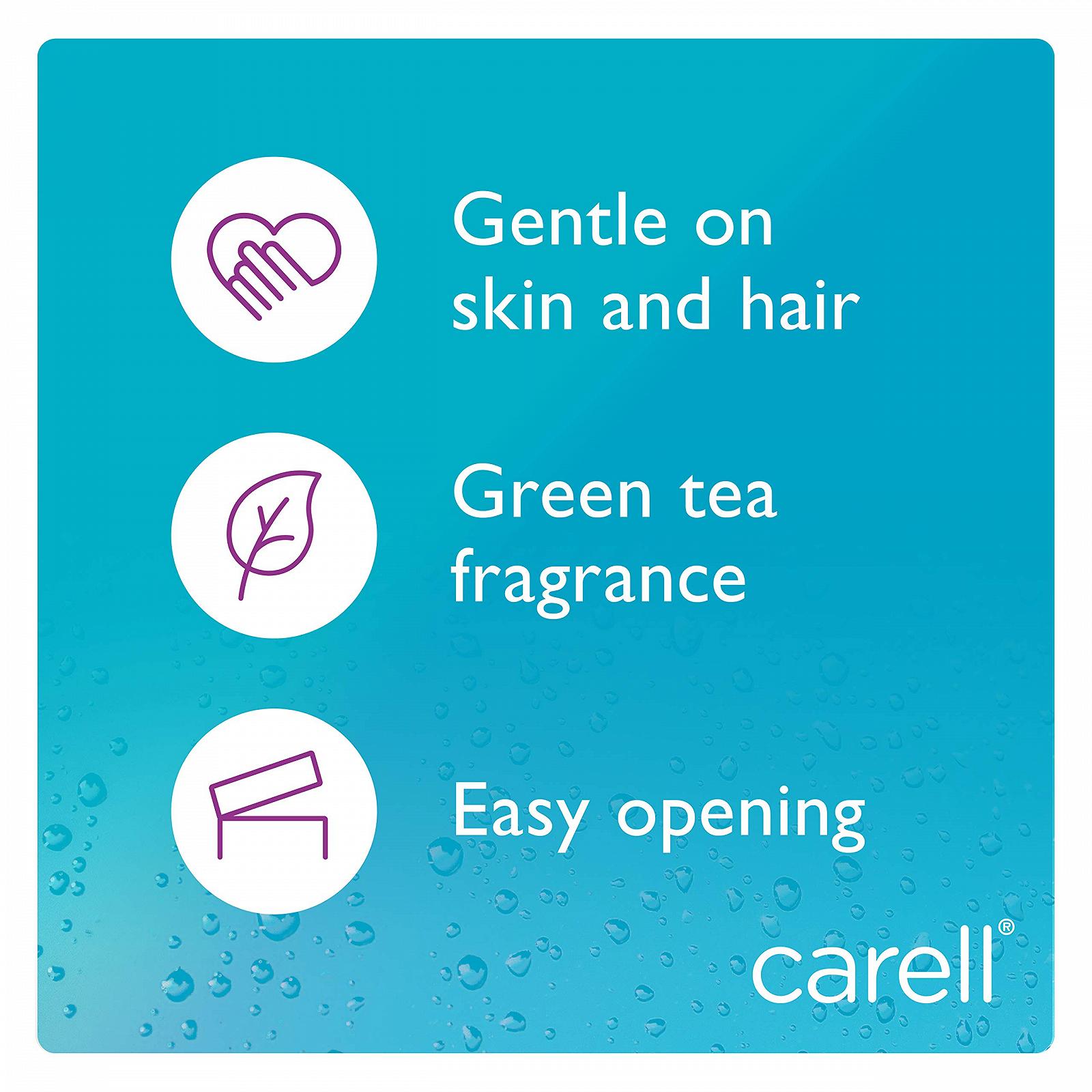 Carell Everyday Шампунь Bags Дерматологически протестирован Подходящий для путешествий Green Tea Аромат 1 коробка (100 пакетов x 7 мл), фото №5